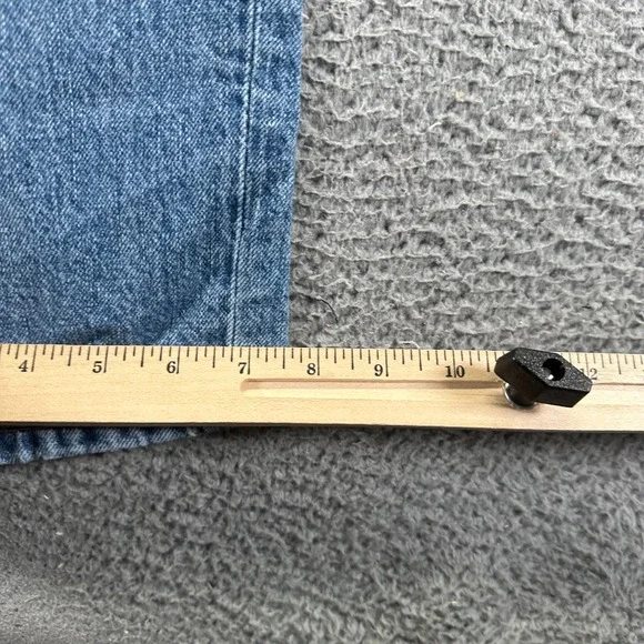 Lucky Brand Jeans Womens 8 Blue Cotton Denim Boyfriend Relaxed Faded Workwear - Picture 11 of 12